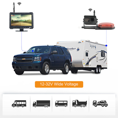 Draadloze 7inch-de Camerasysteem van het Vrachtwagen Achterweergeven Brede het Bekijken Hoek